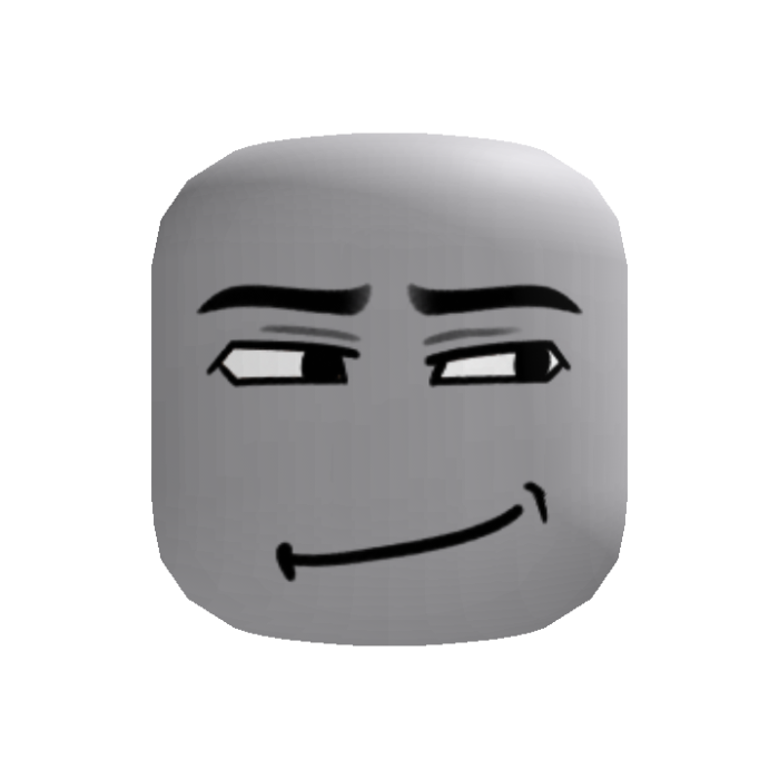 Sly Grin Side Eye Man Face