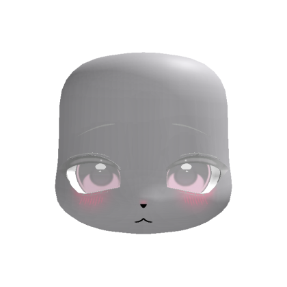 ♡ animated albino pink kigurumi furry fursuit head