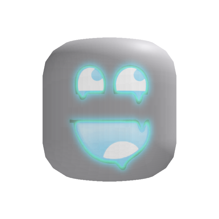 epic face sky blue melting