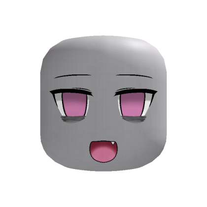 Tired Cute Anime Face (Pink)