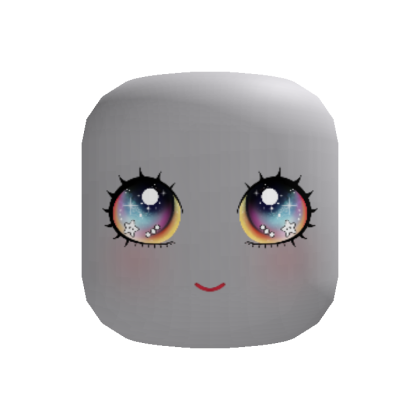 Rainbow Anime Eyes Smile Face thumbnail