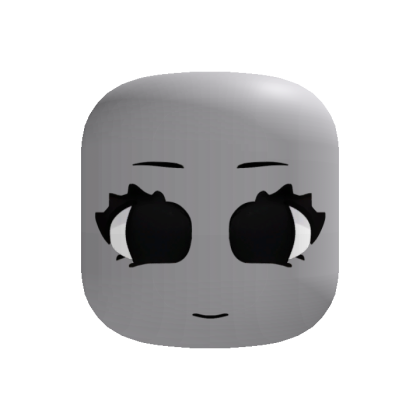 Big Black Eyes Face - Roblox