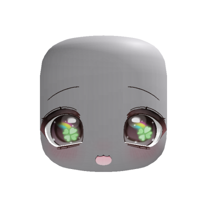 ♡: cute lucky kawaii :D face in brown