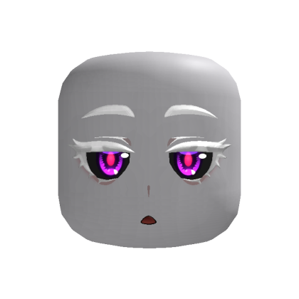 Albino Ifrita Kawaii Demon Face Purple