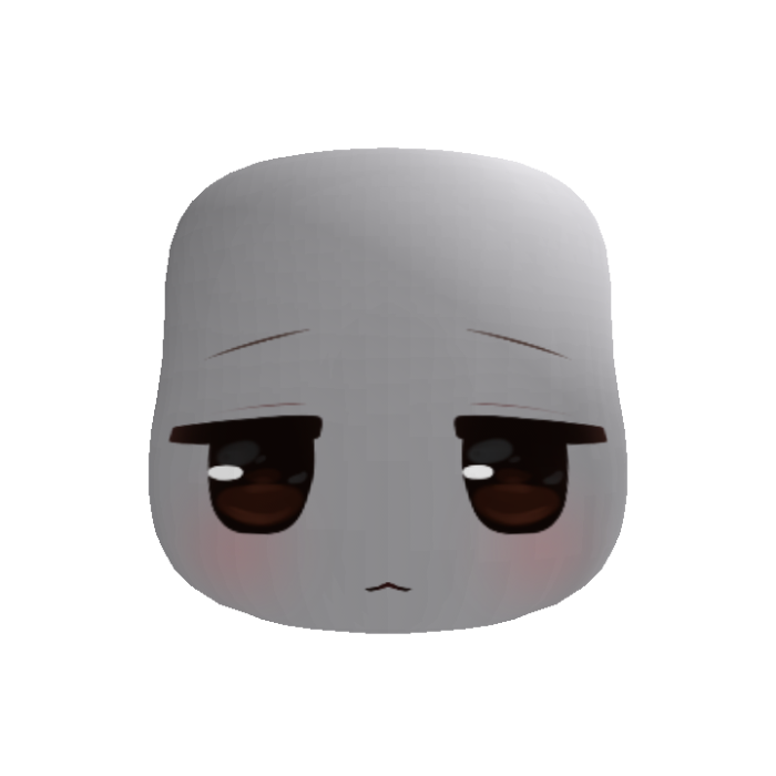 Soft Kawaii Adorable Chibi Face