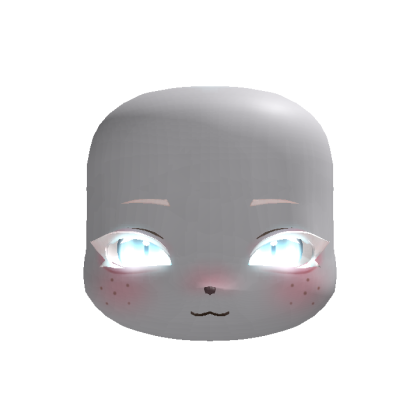 (GLOWING) kigurumi sweet puppy blue albino face