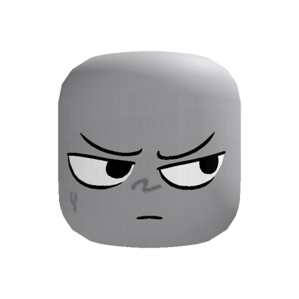 intimidating side eye toon face