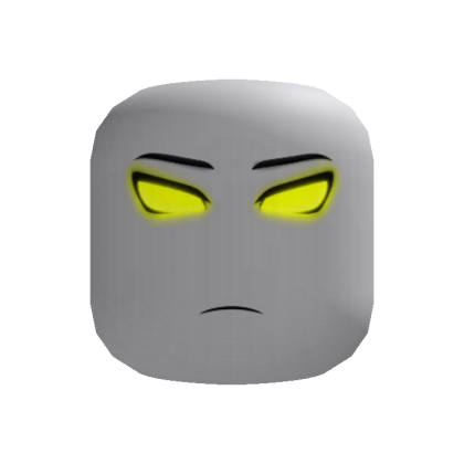 Yellow Avatar Glowing Eyes Face thumbnail