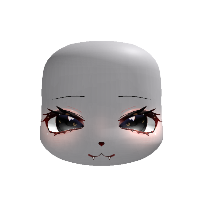 cutecore kigurumi sweet neko fangs face