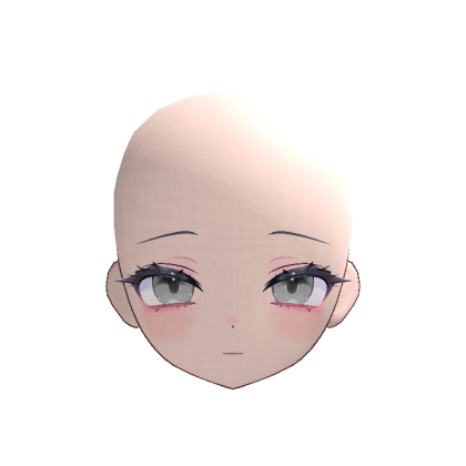 Anime Doll Head Serene Recolorble (Fair)