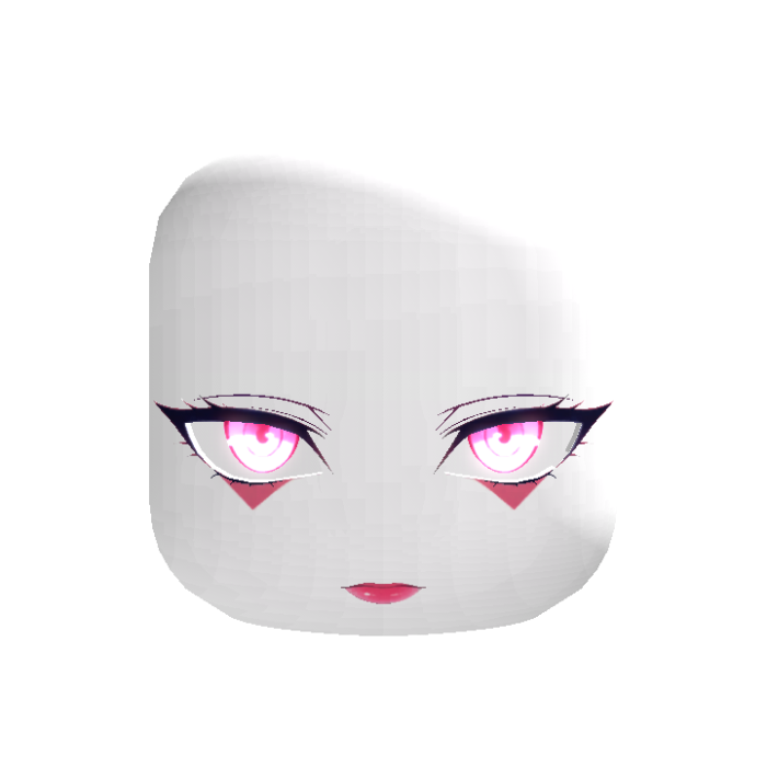 ♡ emissive animated pink cyberpunk dynamic head