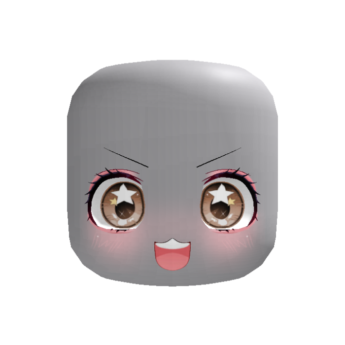 ❗️hazelnut excited kawaii anime face expression