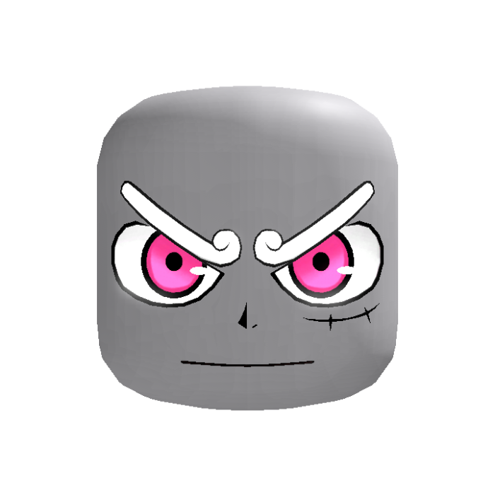 (Animated) Gear 5 Luffy Head Glowing