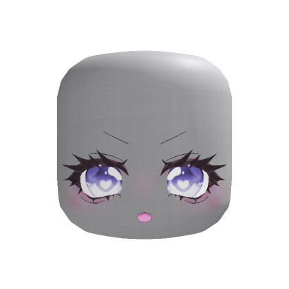 [ANIMATED] purple sparkly eyes