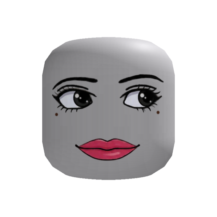 Cool looking woman s face