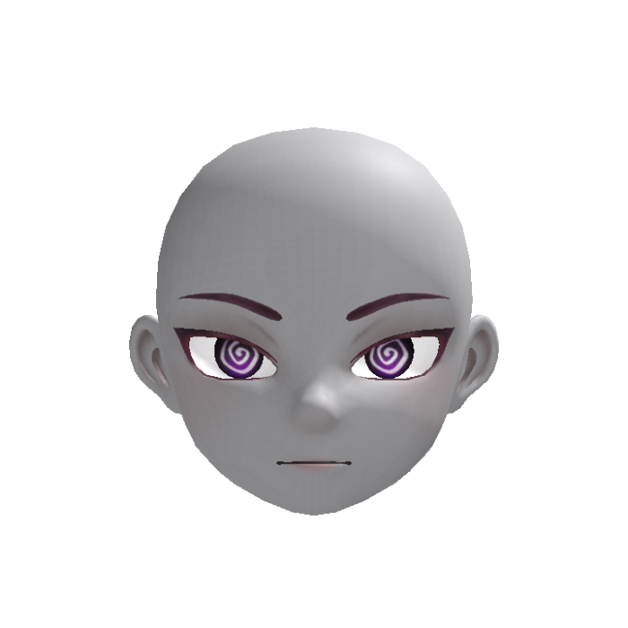 🖤Sharp Vemi Head - Purple Spiral | Halloween
