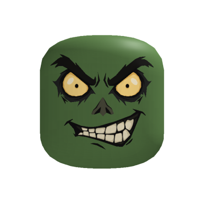 Grinning Green Zombie