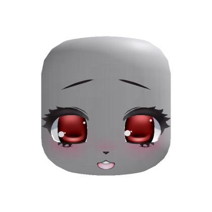 shy cute kigurumi girl puppy eyes (red)