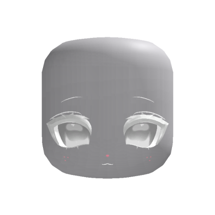 (animated) Cute Cat Eyed Doll Moe Face In White V2