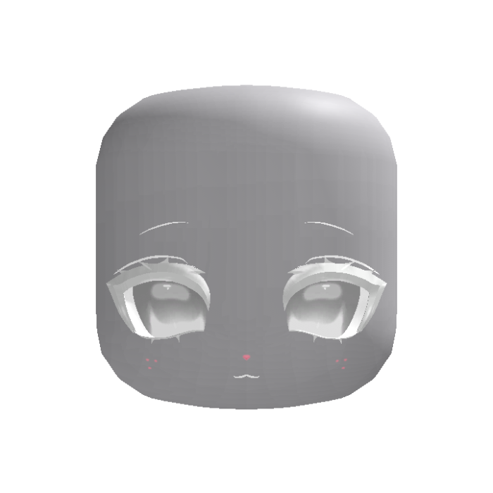 (animated) Cute Cat Eyed Doll Moe Face In White V2