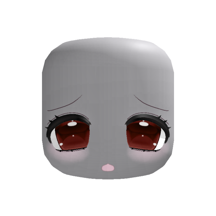 ♡ : cute tired kawaii sad face red