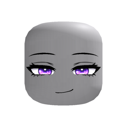 [ANIMATED] Smug Anime Girl Purple Eyes