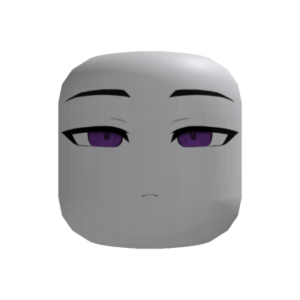 Tired Emo Boy Aura Face (Purple)