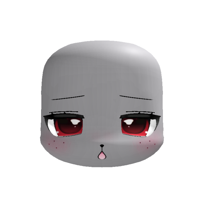 cute kawaii kigurumi puppy mutt face red
