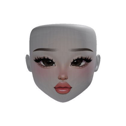 Cute Precious Strawberry Makeup Face (Recolorable)
