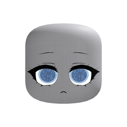 kawaii blue eye doll cute moe face