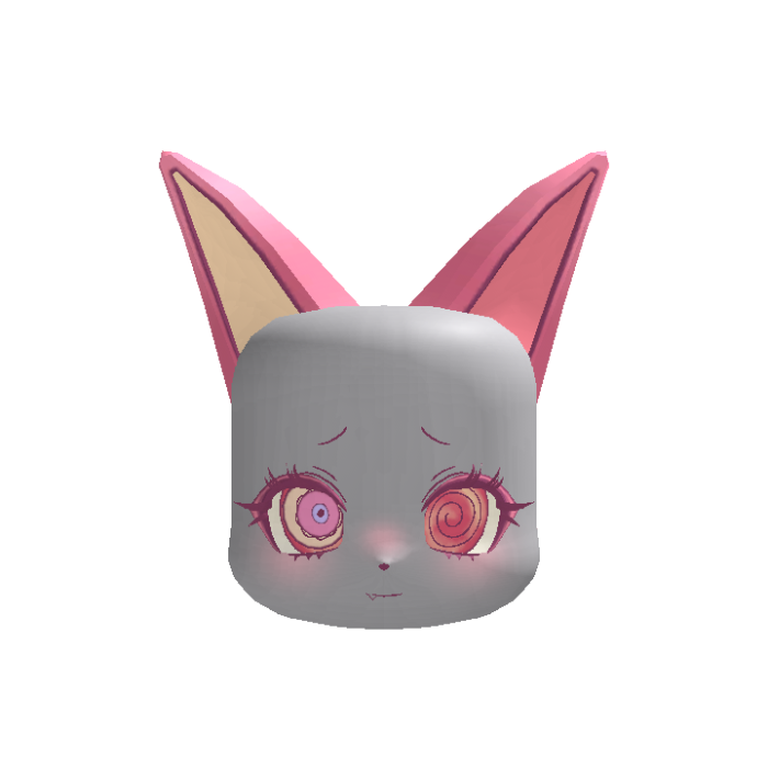 Cute Anime Fox Girl Pink ♥ [ ANIMATED EARS ]