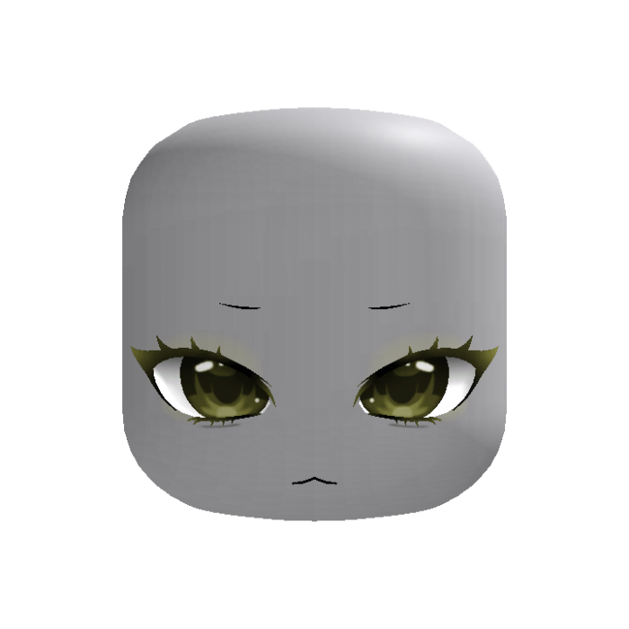 Cute Shy Soft Kawaii Chibi Face Yellow (Animated)