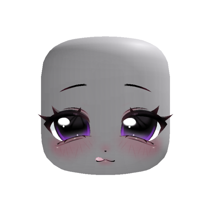 YUM! 😋 kawaii sweet happy licky face purple