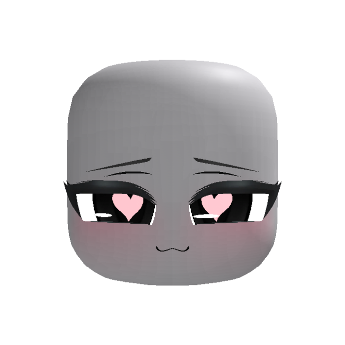 Animated Kawaii Chibi Smug Face- Heart