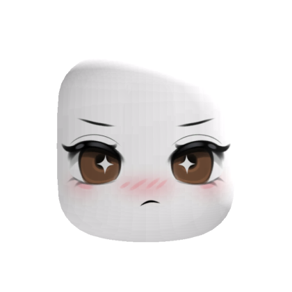 Cute Angry Chibi Blush Makeup Face thumbnail