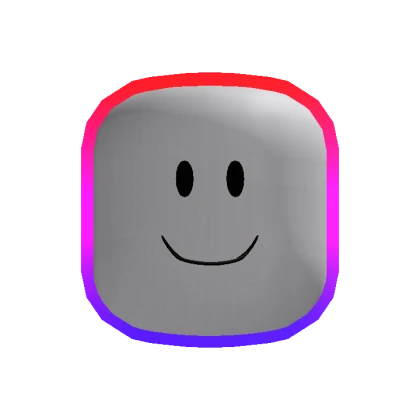 Rainbow R15 Blocky Outline Avatar Head