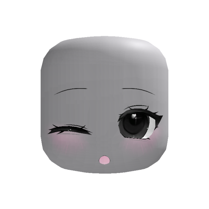kawaii doll puppy chibi eyes face