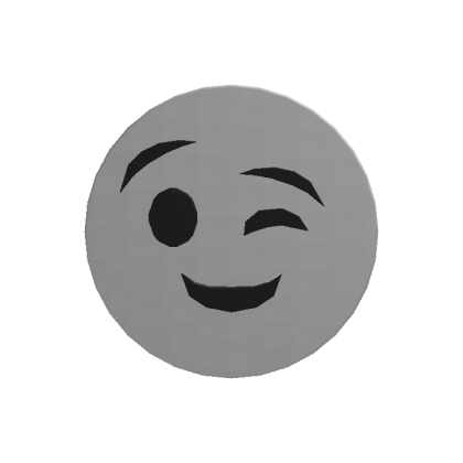Recolorable Wink Emoji Head thumbnail