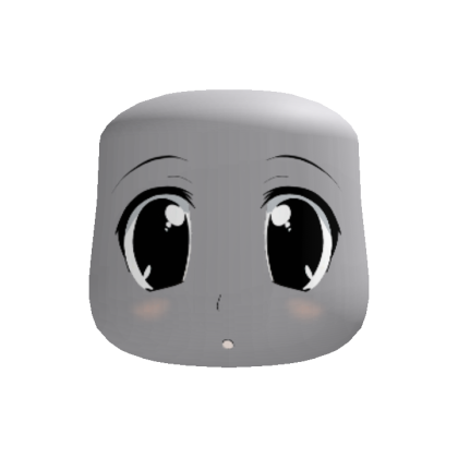 kawaii black moe 2000s face