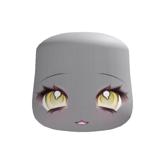 shoujo doll face in yellow