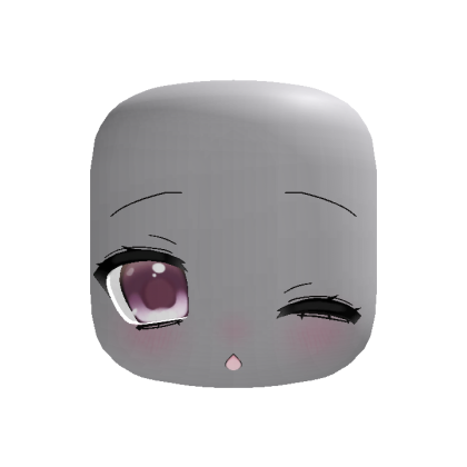 (animated) cute winking moe eyes in dark pink
