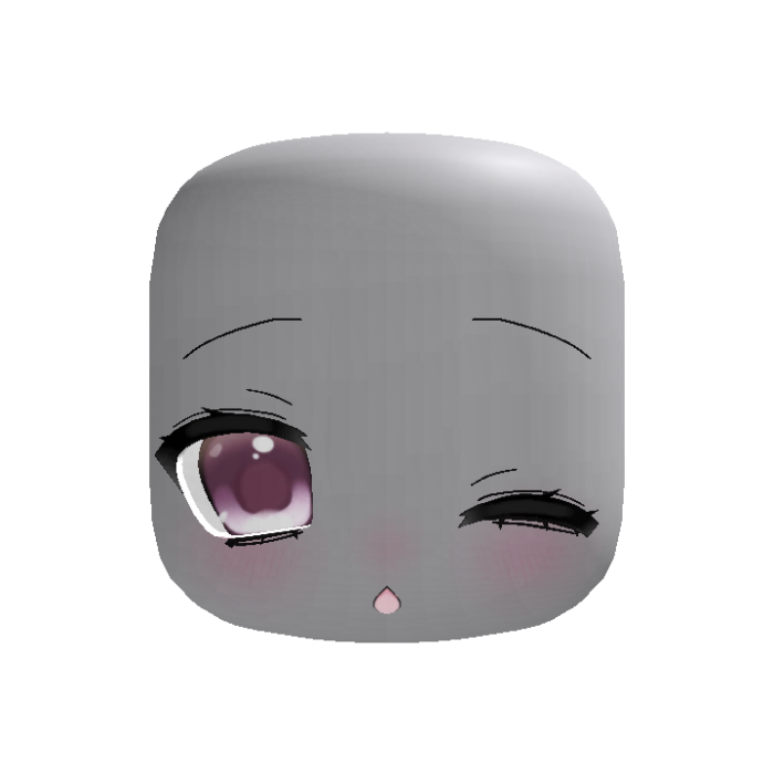 (animated) cute winking moe eyes in dark pink