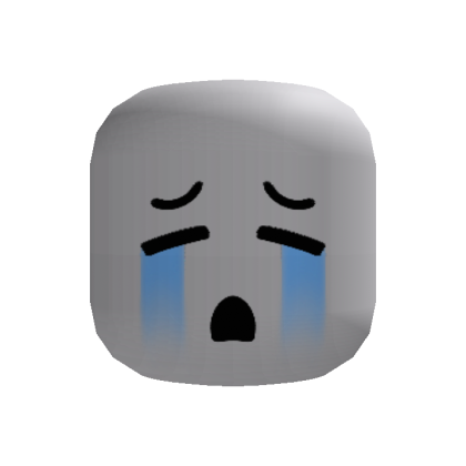 Sobbing Crying Sad Face (Recolorable) - Roblox
