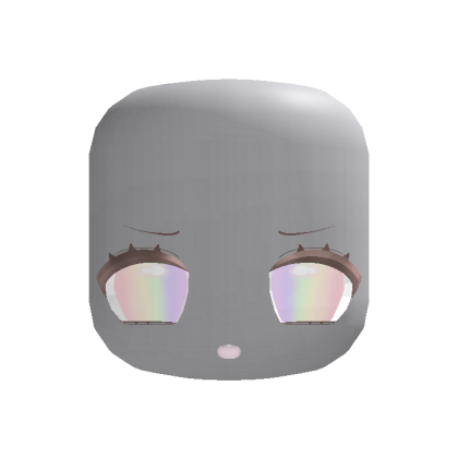 (animated) rainbow adorable chibi moe happy face