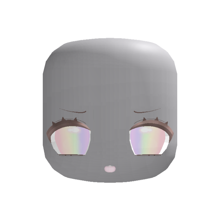 (animated) rainbow adorable chibi moe happy face