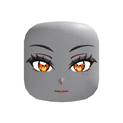 Kawaii Bat Lash Face Orange