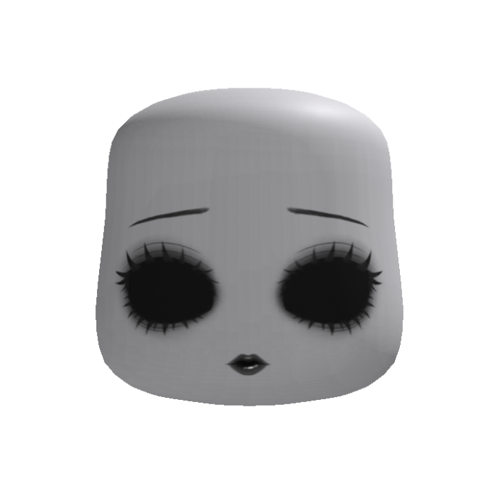 creepy gothic ghost pout girl face