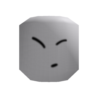 low quality unimpressed face