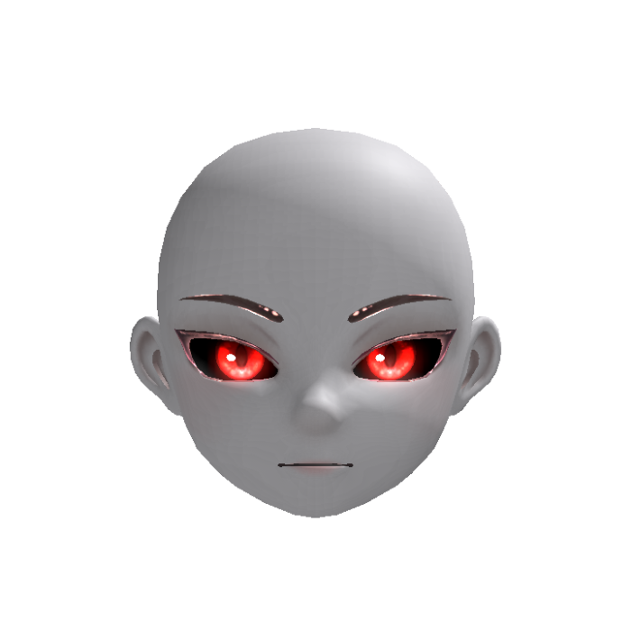 (Emissive) 😈Sharp Vemi Head - Red Demon