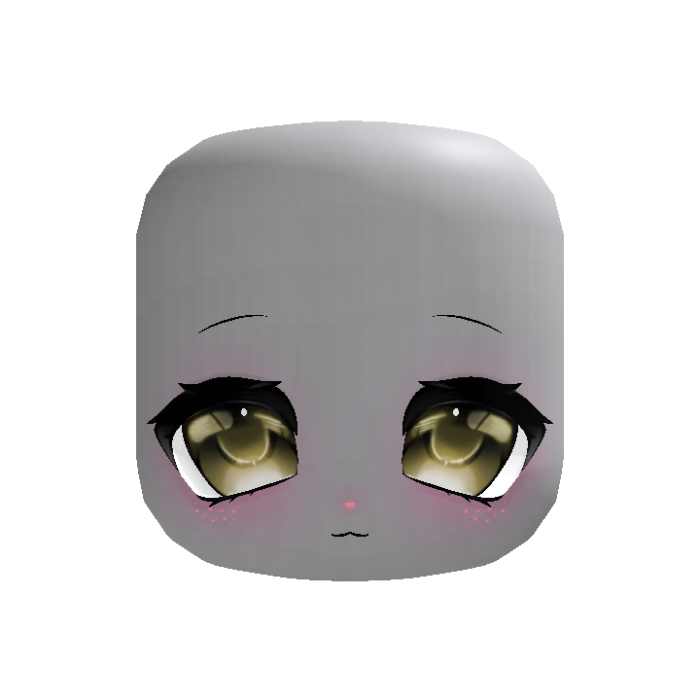 Cute Kawaii Doll Bunny Tech Face In Yellow